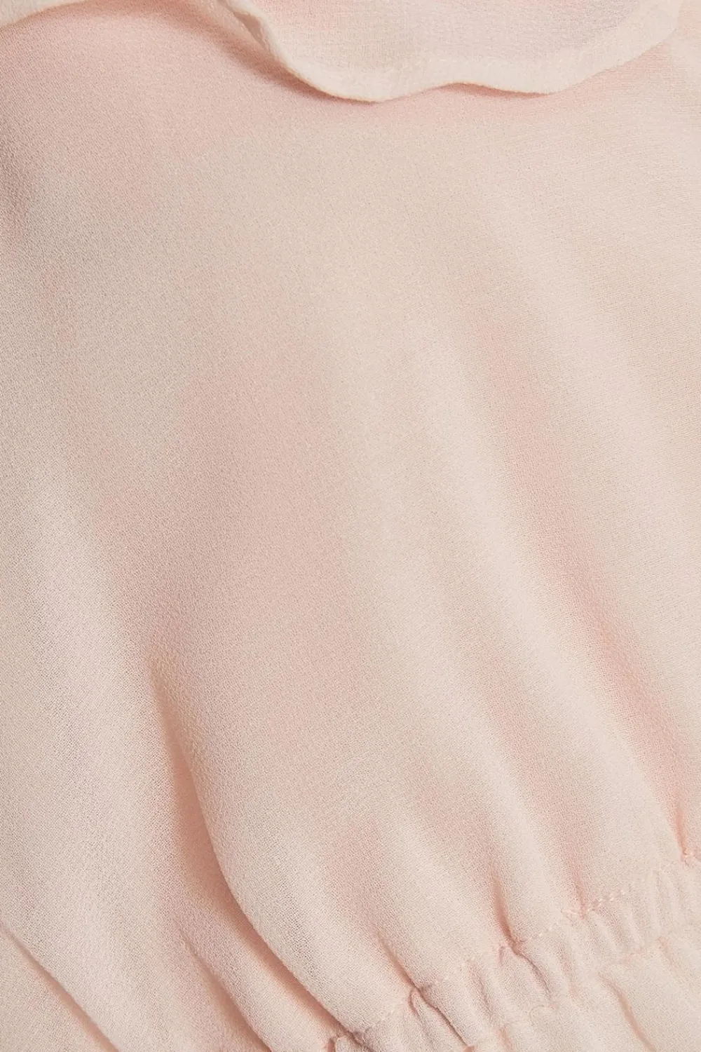 Quiz Summer Tops|Going Out Tops>Baby Pink Ruffle Crop Top