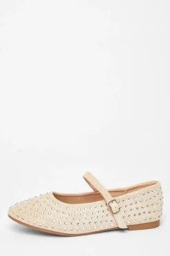 Quiz Pumps|Flats>Diamante Ballet Pumps