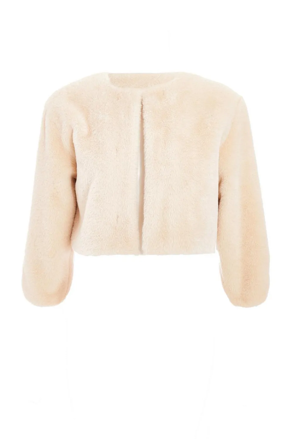 Quiz Occasion Cover-Ups|Capes & Ponchos>Faux Fur Crop Sleeve Cape