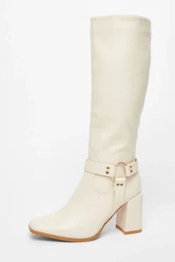 Quiz Boots>Faux Leather Knee High Boots