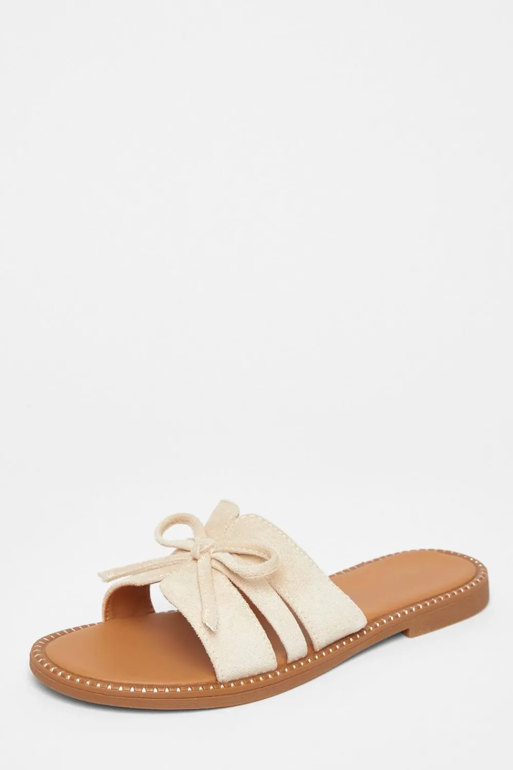 Quiz Sandals|Holiday Shoes>Faux Suede Flat Sandals