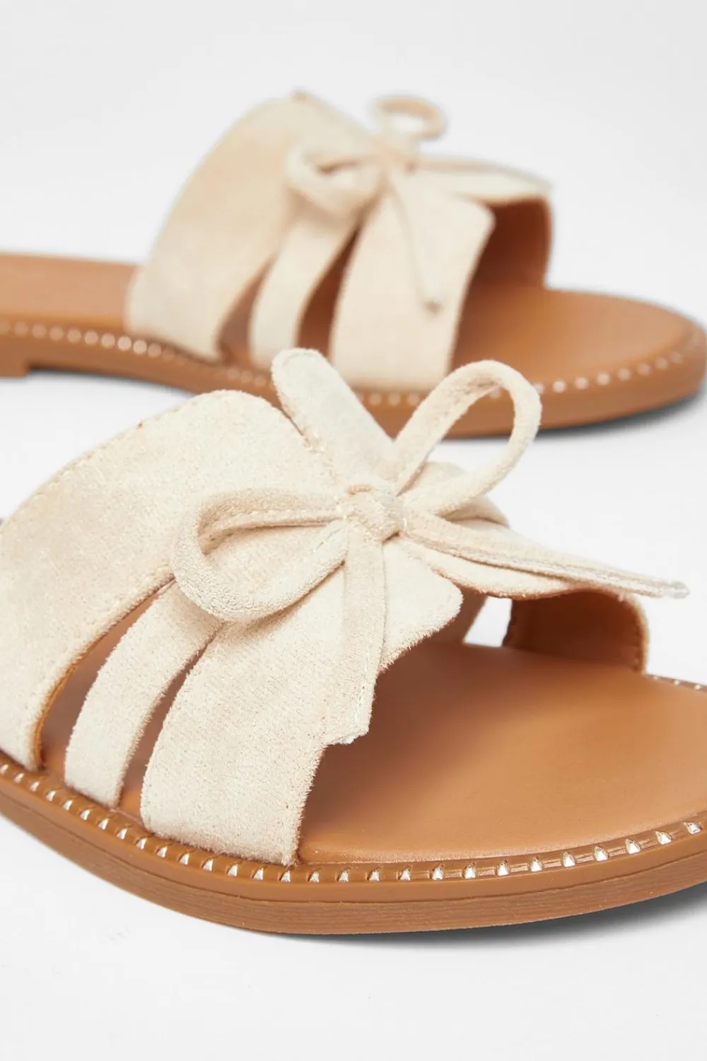 Quiz Sandals|Holiday Shoes>Faux Suede Flat Sandals