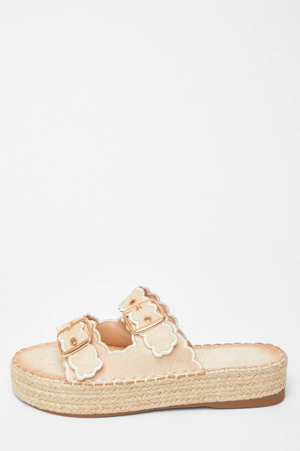 Quiz Sandals|Holiday Shoes>Scallop Flatform Sandals