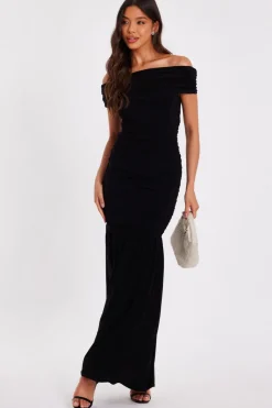 Quiz Prom Dresses|Prom & Ball>Bardot Drop Waist Maxi Dress