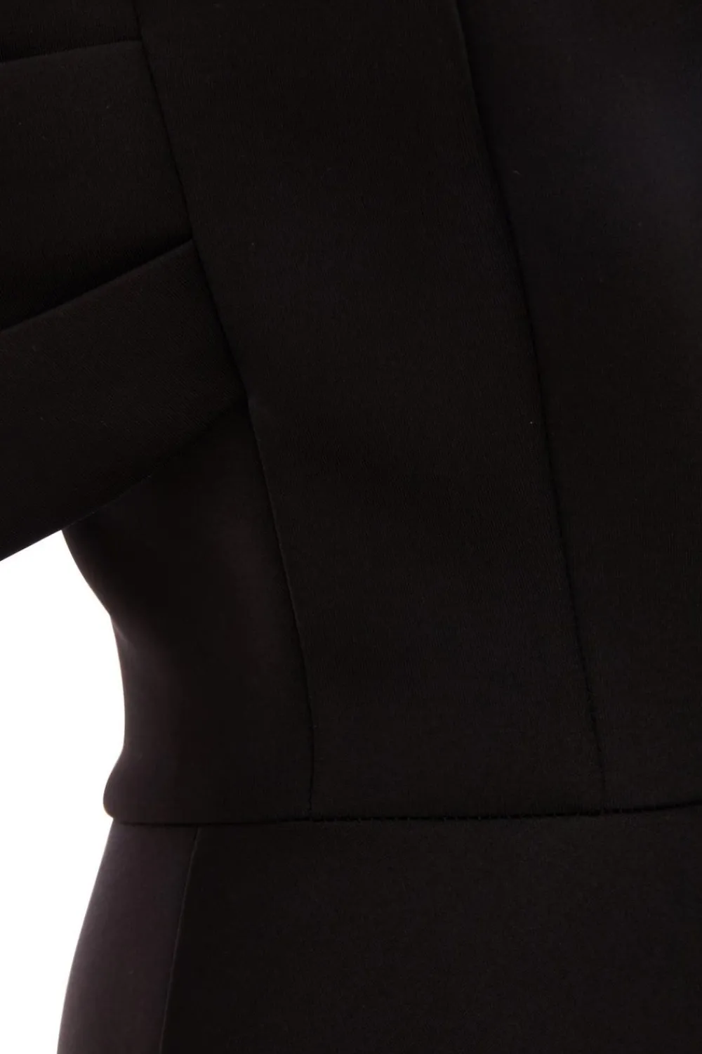 Quiz Evening Dresses|Christening Guest>Black Bardot Midi Skater Dress