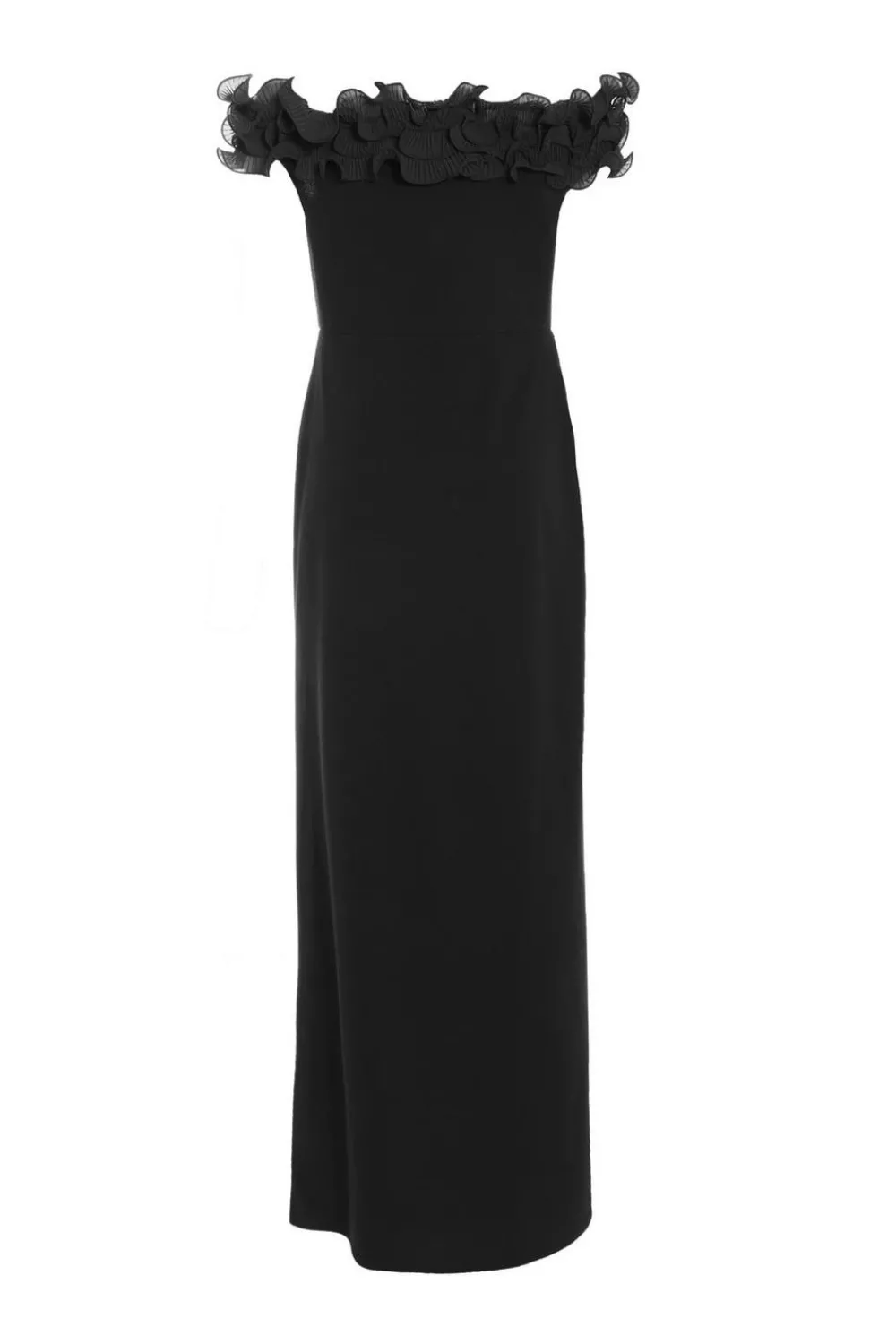 Quiz Prom Dresses|Prom & Ball>Black Bardot Ruffle Ruched Maxi Dress