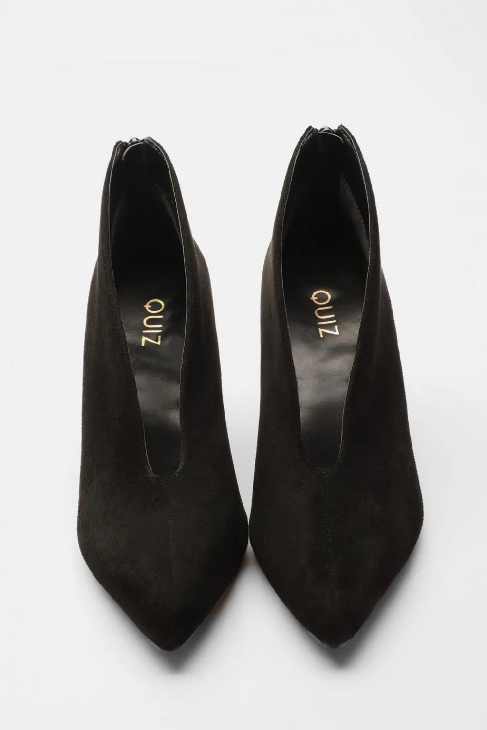 Quiz Boots>Black Block Heel Shoes Boots
