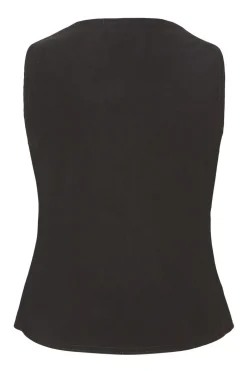 Quiz Waistcoat|Workwear>Black Bow Detail Waistcoat