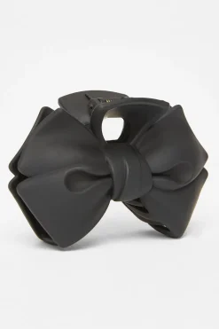 Quiz Holiday Accessories|Hair Accessories>Black Bow Hair Claw