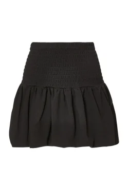 Quiz Workwear|Skirts>Black Bubble Hem Mini Skirt
