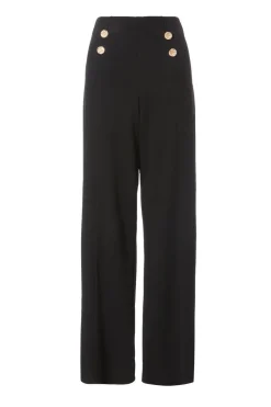 Quiz Workwear|Trousers>Button Detail Palazzo Trousers