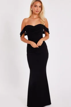 Quiz Prom Dresses|Prom & Ball>Chiffon Bardot Maxi Dress
