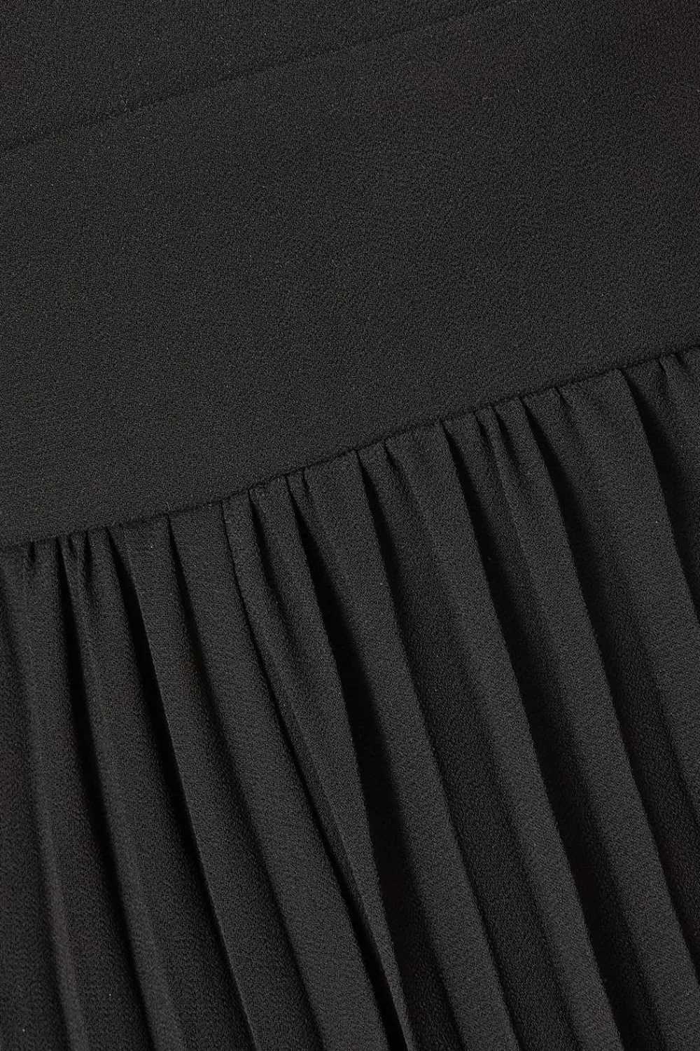 Quiz Occasion Jumpsuits|Evening Jumpsuits>Black Chiffon Pleated Jumpsuit