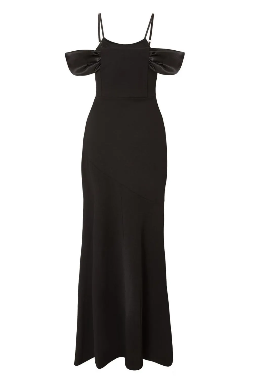 Quiz Prom Dresses|Prom & Ball>Black Cold Shoulder Maxi Dress