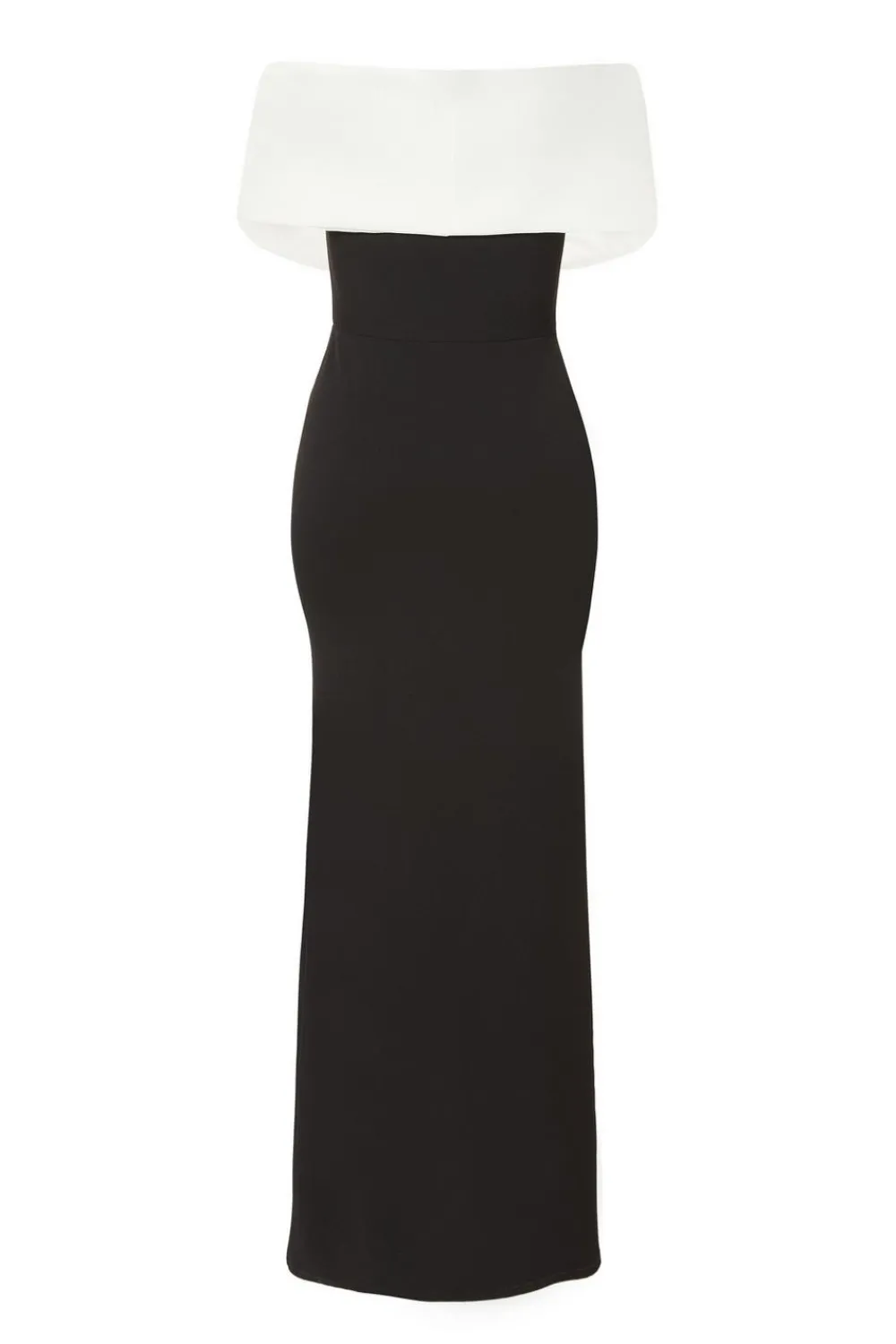 Quiz Prom Dresses|Prom & Ball>Black Contrast Bardot Maxi Dress