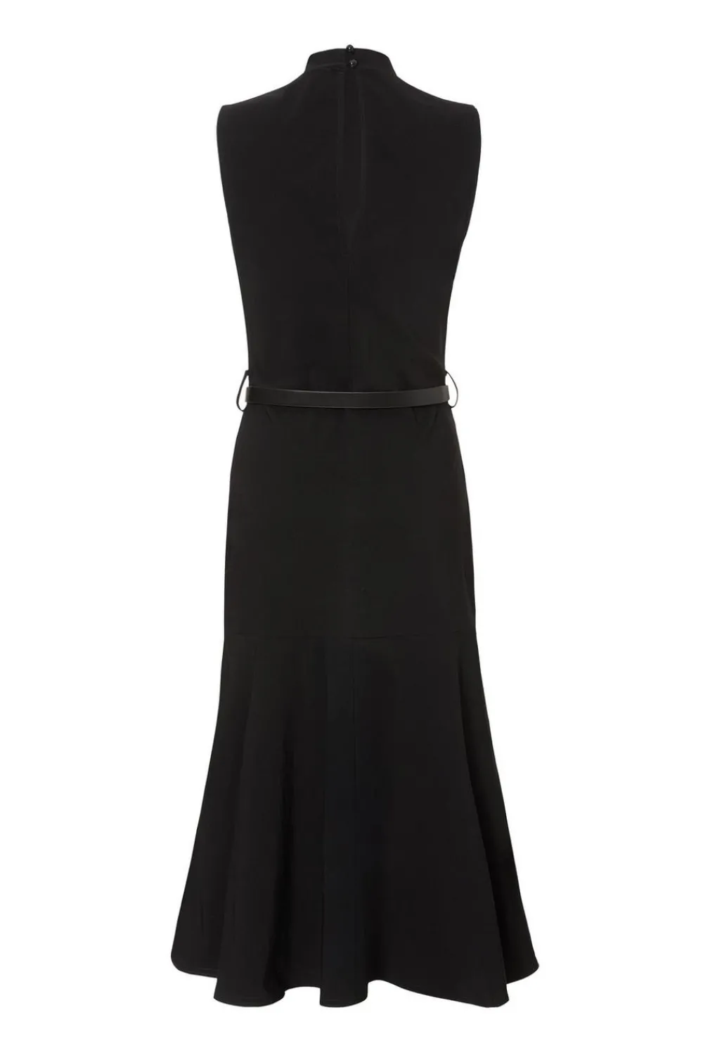 Quiz Workwear|Going Out>Black Corsage Belt Midi Dress
