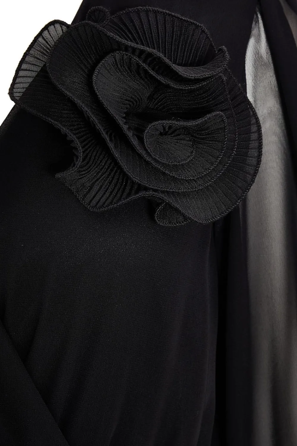 Quiz Going Out Jumpsuits|Evening Jumpsuits>Black Corsage Wide Leg Jumpsuit