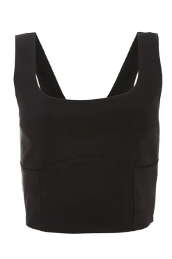 Quiz Crop Tops|Workwear>Corset Detail Crop Top