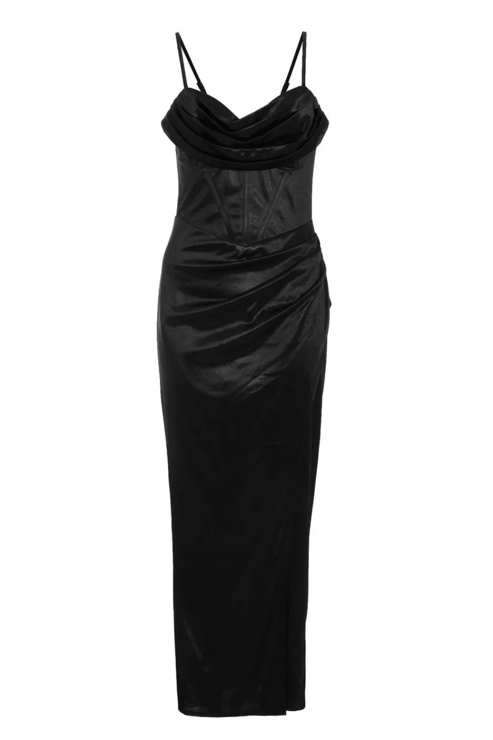 Quiz Evening Dresses|Wrap Dresses>Cowl Neck Corset Dress