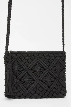 Quiz Holiday Accessories|Bags>Crochet Cross Body Bag