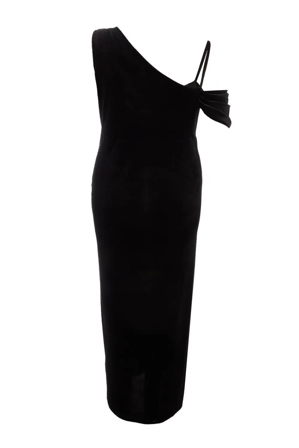 Quiz Wrap Dresses|Prom Dresses>Curve Velvet Wrap Maxi Dress