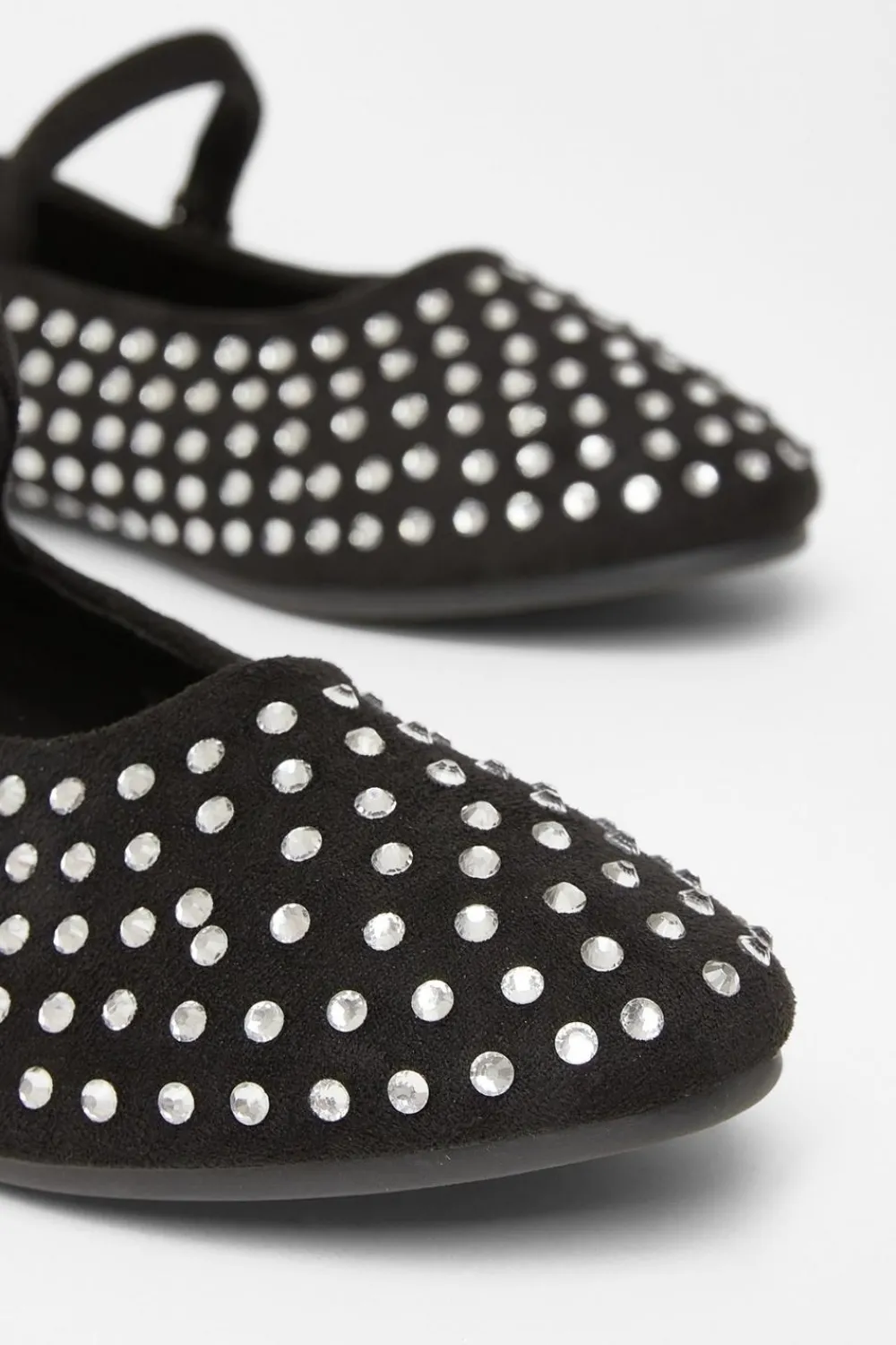 Quiz Pumps|Flats>Diamante Ballet Pumps