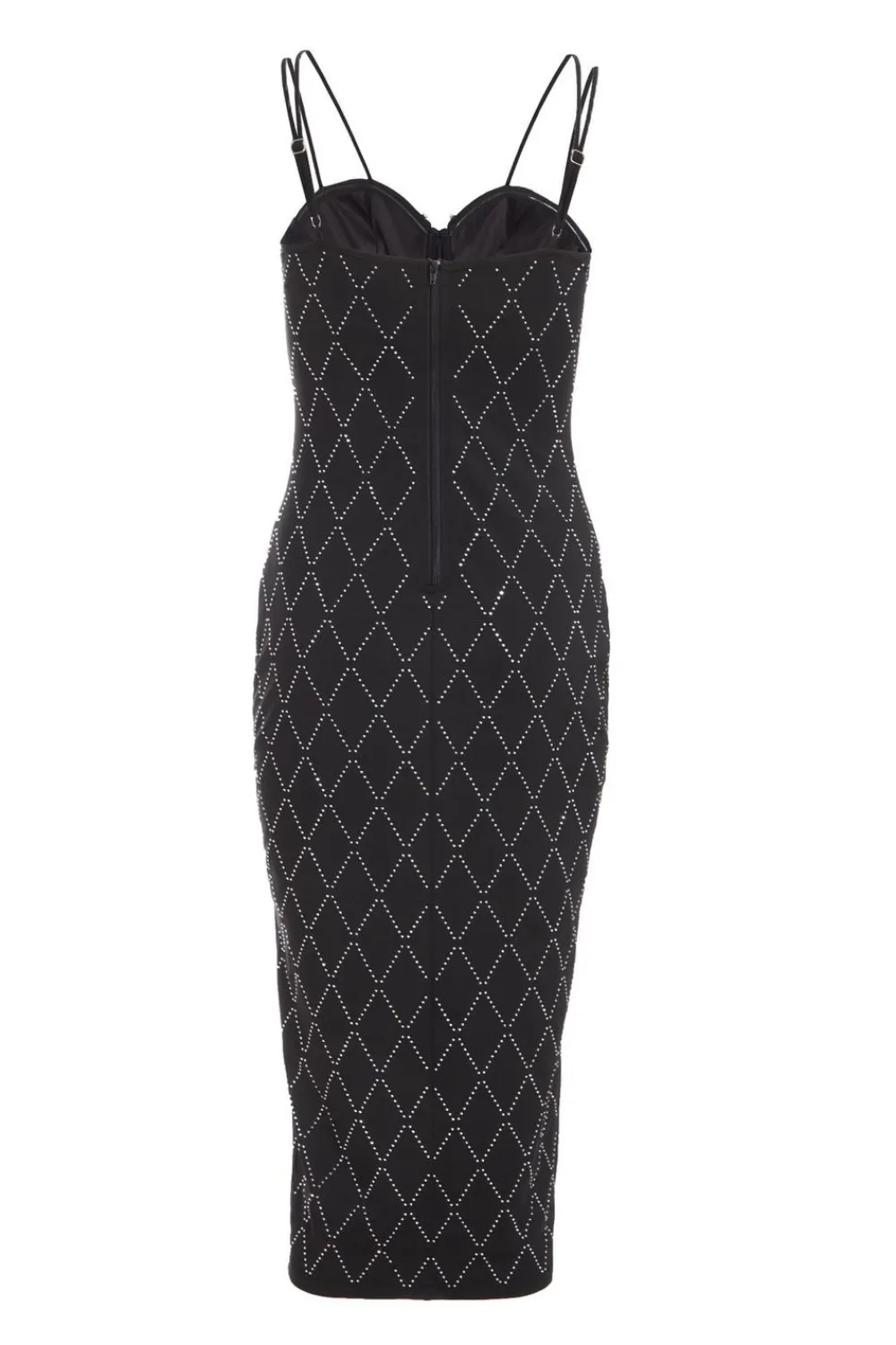 Quiz Summer Dresses|Occasion Dresses>Diamante Bodycon Midi Dress