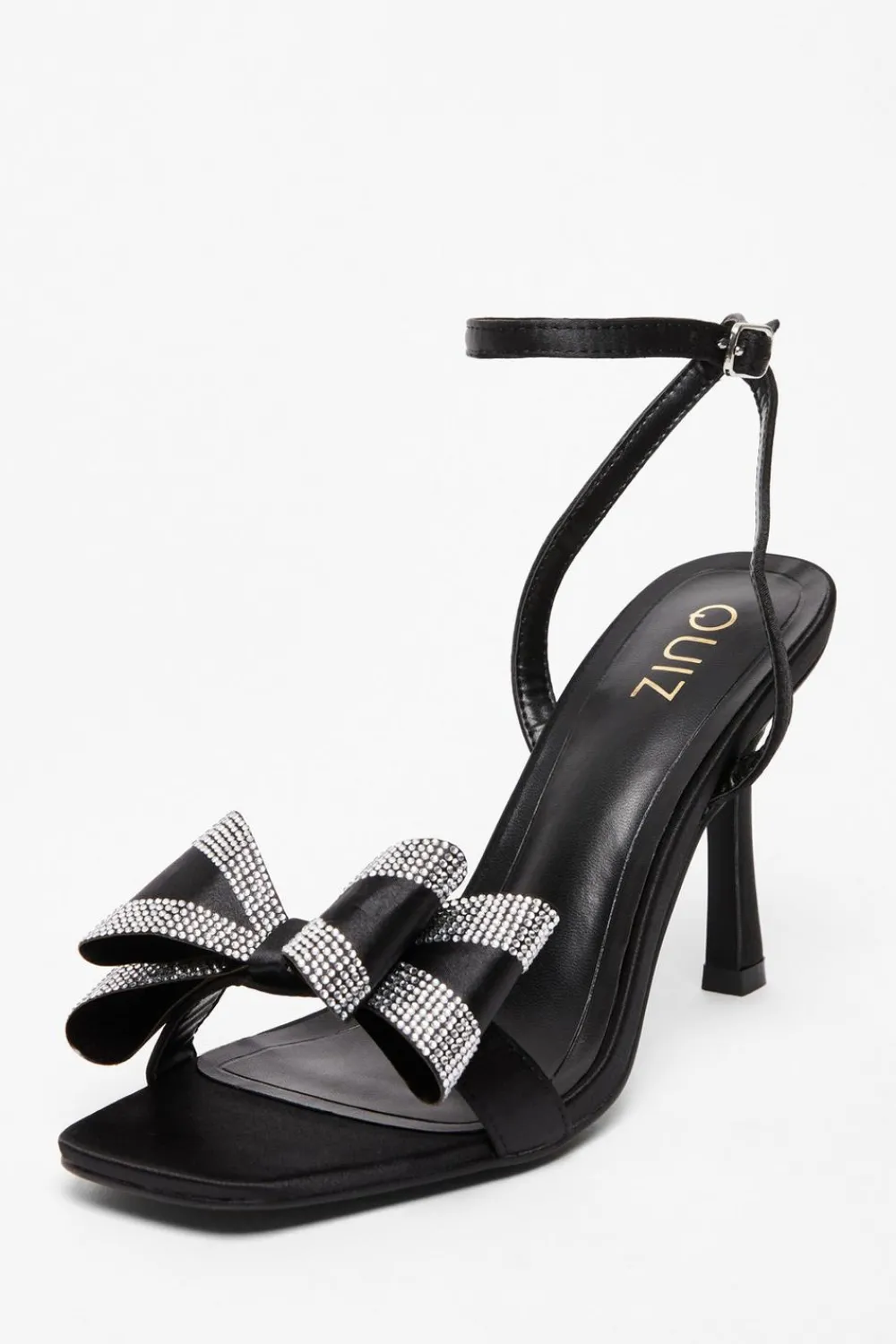 Quiz Sandals|Occasion Shoes>Diamante Bow Heels