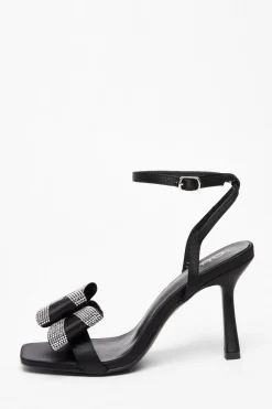 Quiz Sandals|Occasion Shoes>Diamante Bow Heels