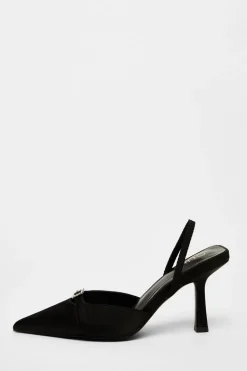 Quiz Occasion Shoes|Heels>Diamante Buckle Court Heels