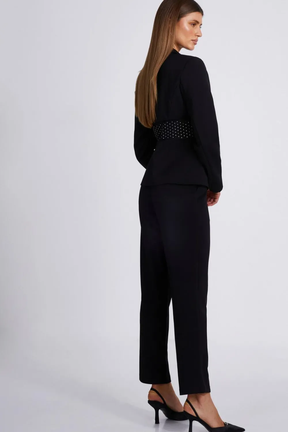 Quiz Blazers|Going Out>Black Diamante Corset Blazer