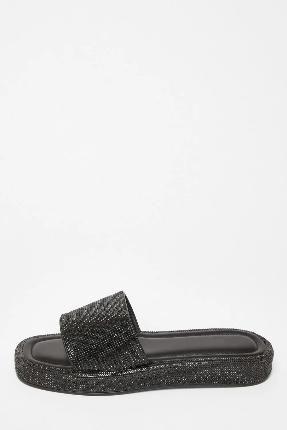 Quiz Sandals|Holiday Shoes>Diamante Flat Sandals