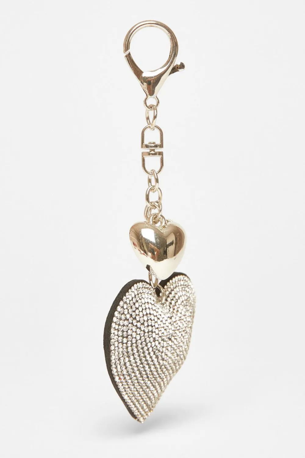 Quiz Bags>Diamante Heart Bag Charm