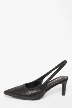 Quiz Prom & Ball|Occasion Shoes>Diamante Sling Back Heels