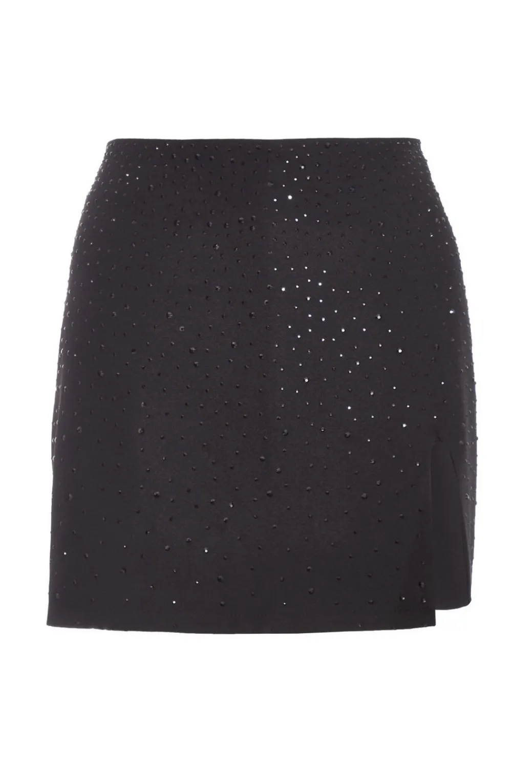 Quiz Skirts|Co-Ords>Black Embellished Skort