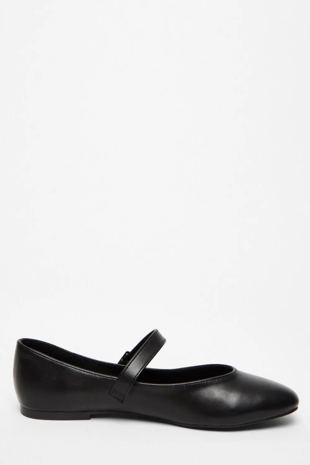Quiz Pumps|Flats>Black Faux Leather Buckle Pumps