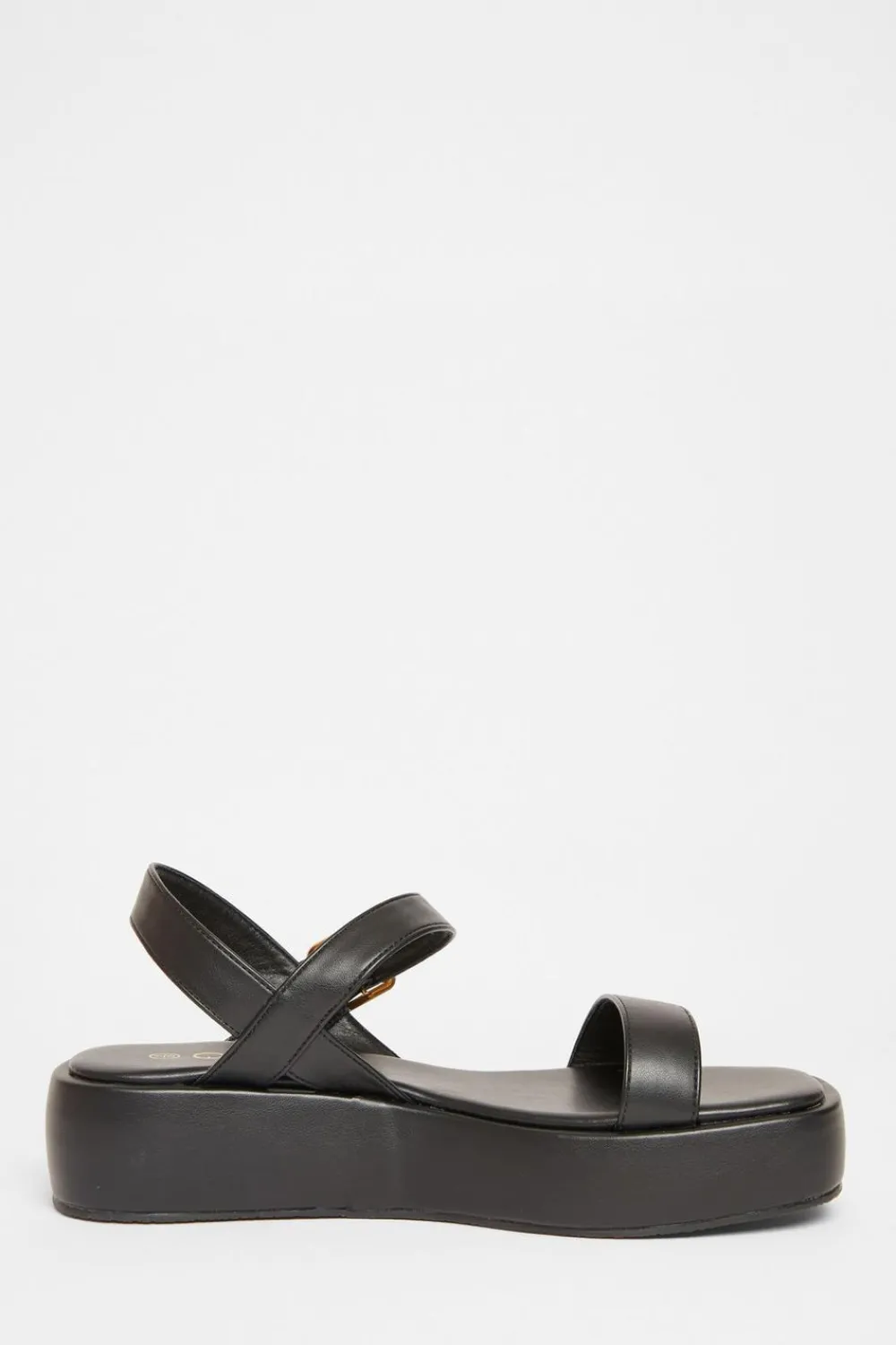 Quiz Sandals|Holiday Shoes>Faux Leather Flatform Sandals