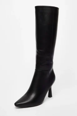 Quiz Boots>Faux Leather Knee High Boots