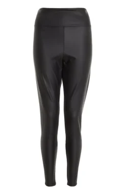 Quiz Everyday Essentials|Casual Clothing>Black Faux Leather Leggings