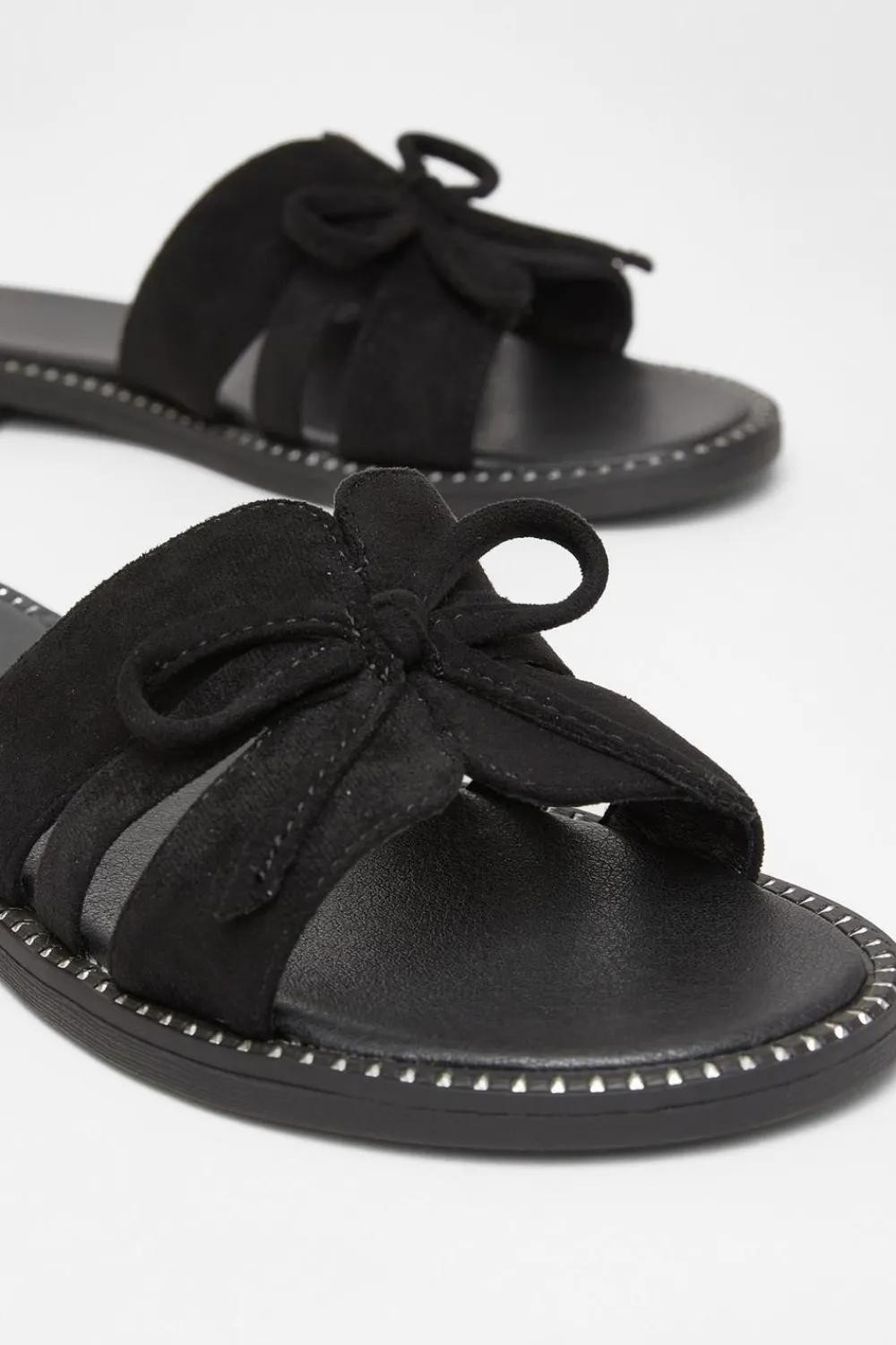 Quiz Sandals|Holiday Shoes>Faux Suede Flat Sandals