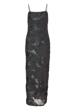 Quiz Day At The Races|Christening Guest>Floral Applique Midaxi Dress