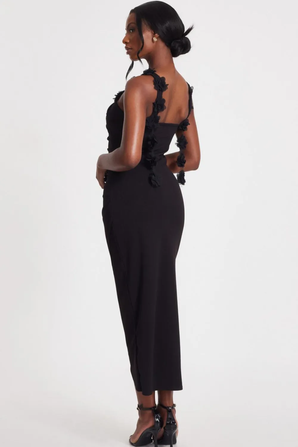 Quiz Day At The Races|Christening Guest>Floral Trim Midaxi Dress