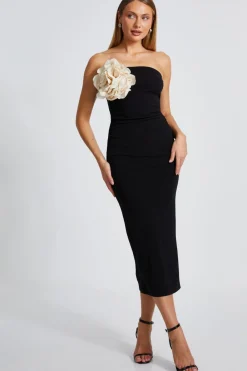 Quiz Evening Dresses|Christening Guest>Flower Embellished Midaxi Dress