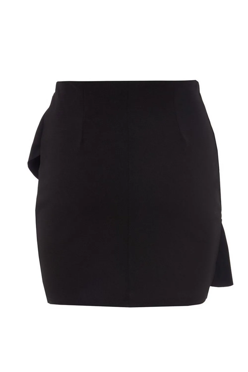 Quiz Skirts|Schoolwear>Black Frill Mini Skirt