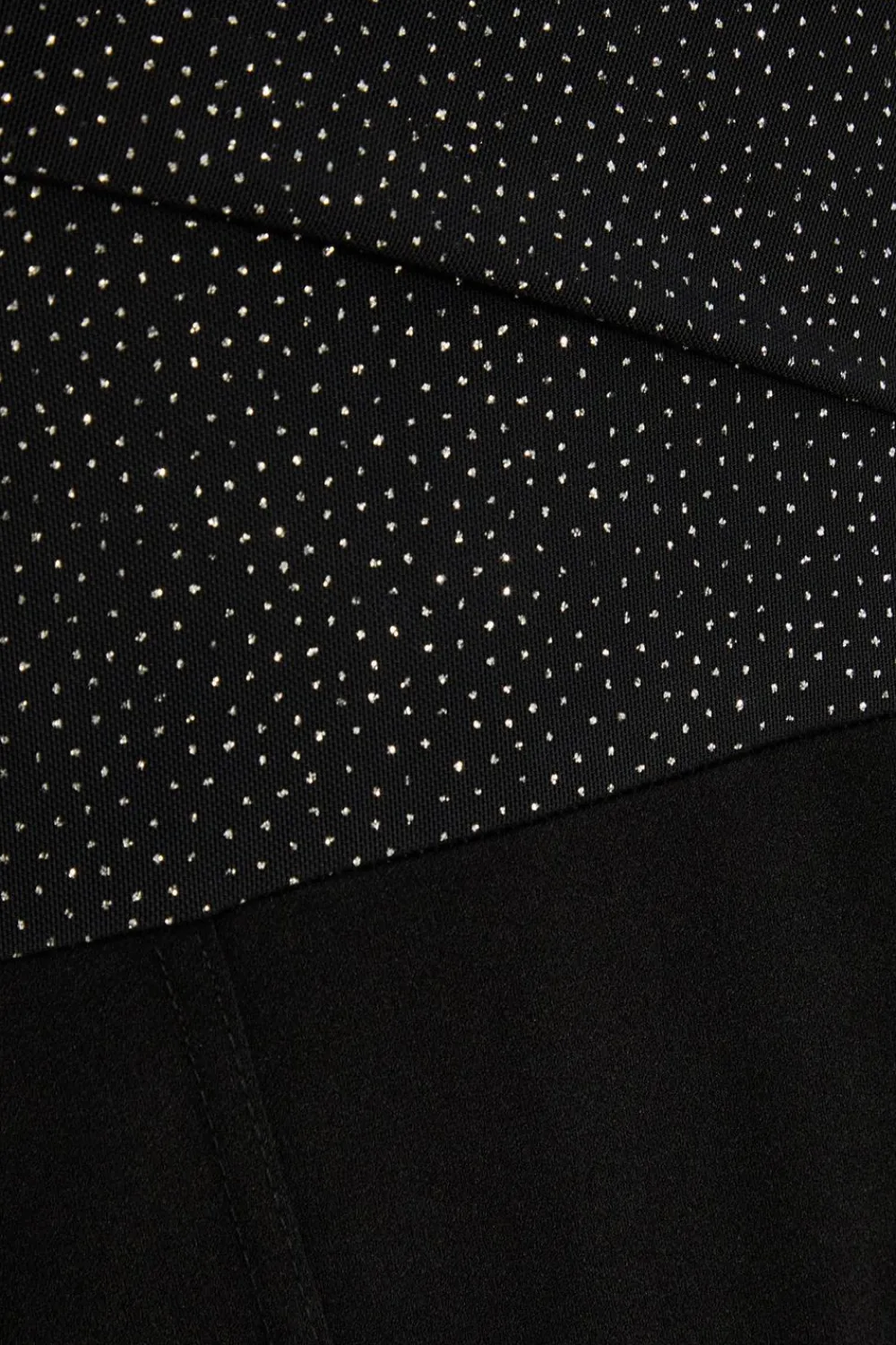 Quiz Occasion Jumpsuits|Going Out Jumpsuits>Black Glitter Palazzo Jumpsuit