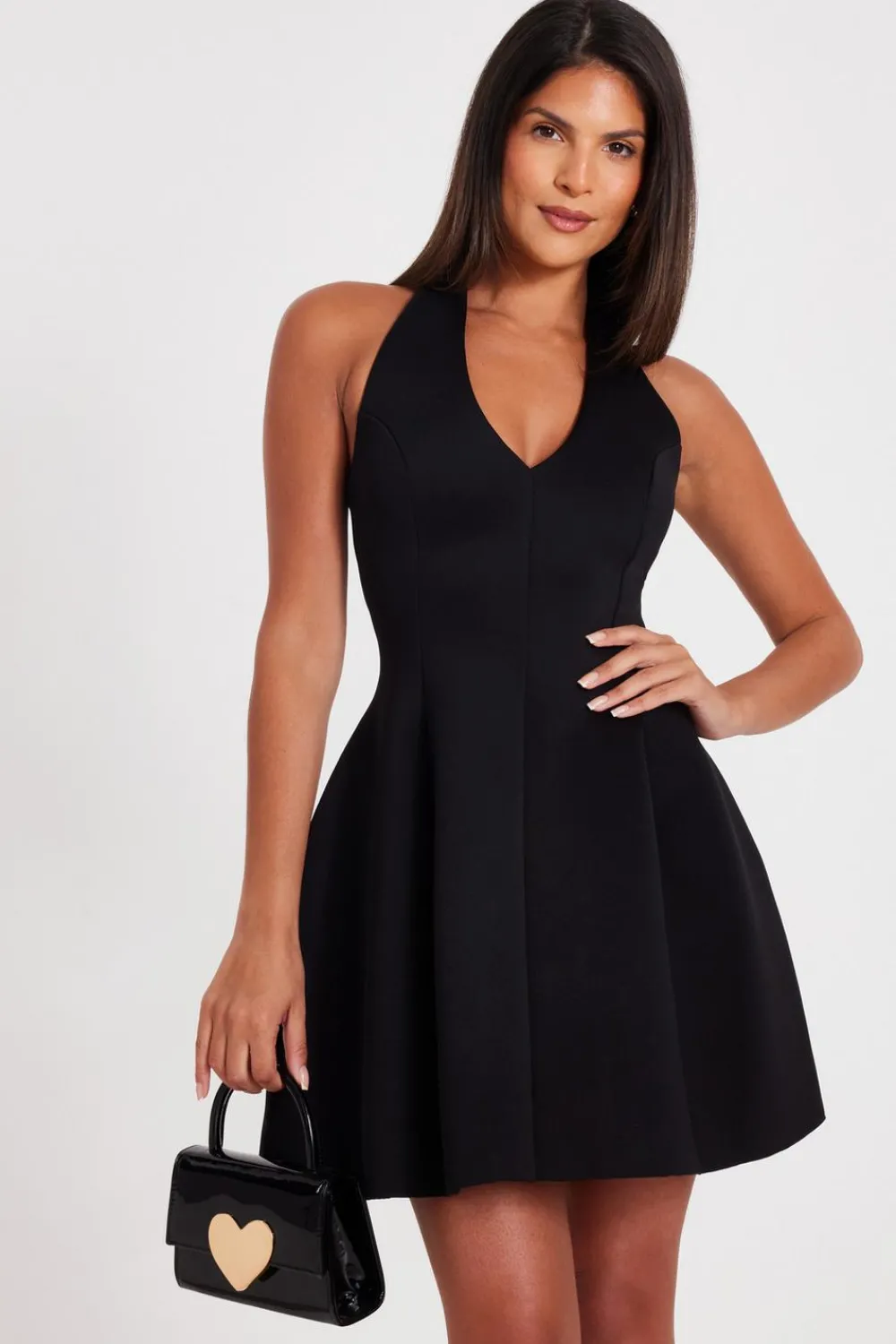 Quiz Christening Guest|Dresses>Halter Neck Skater Dress