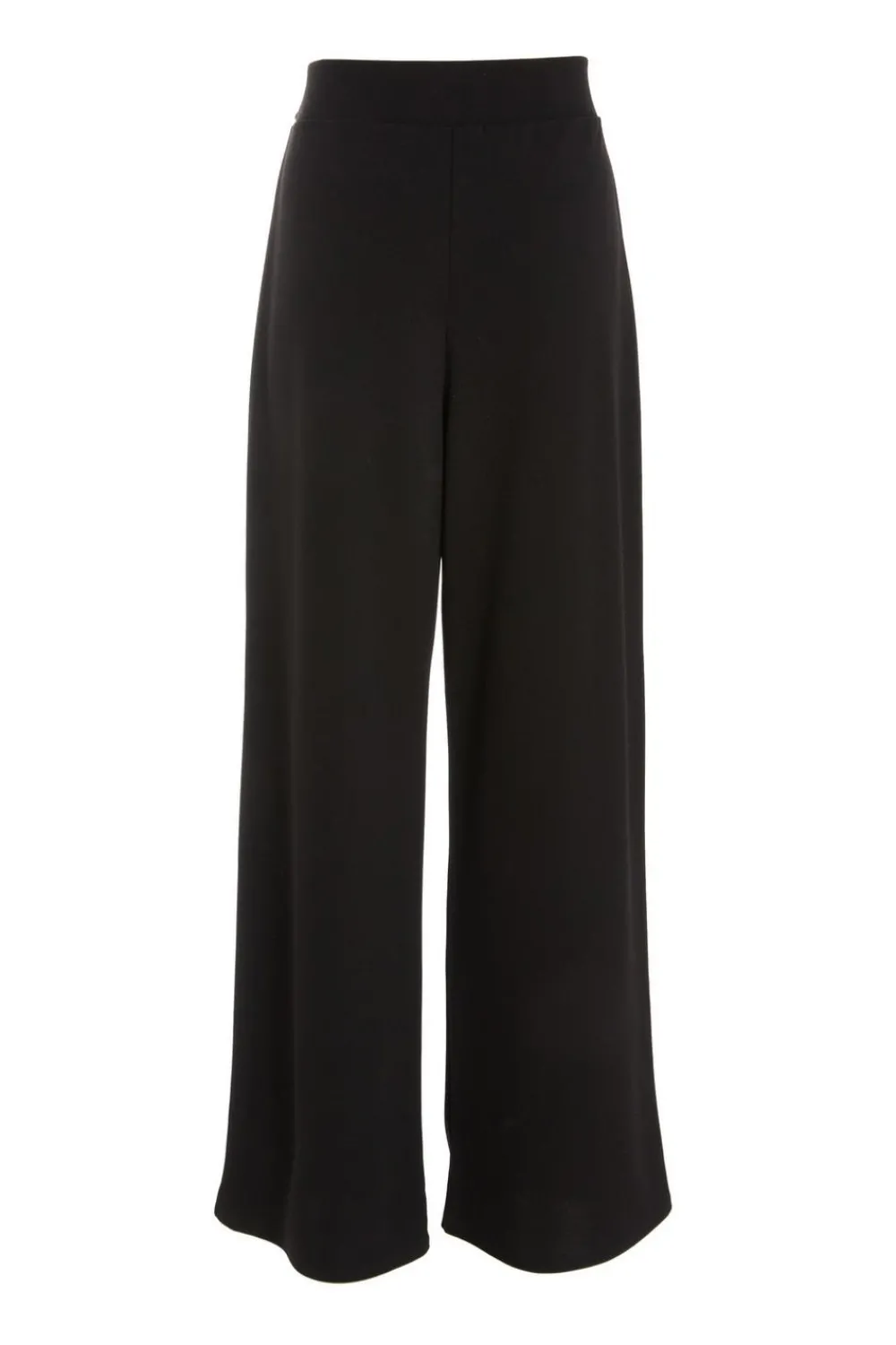 Quiz Trousers|Casual Clothing>Black High Waist Belted Palazzo Trousers