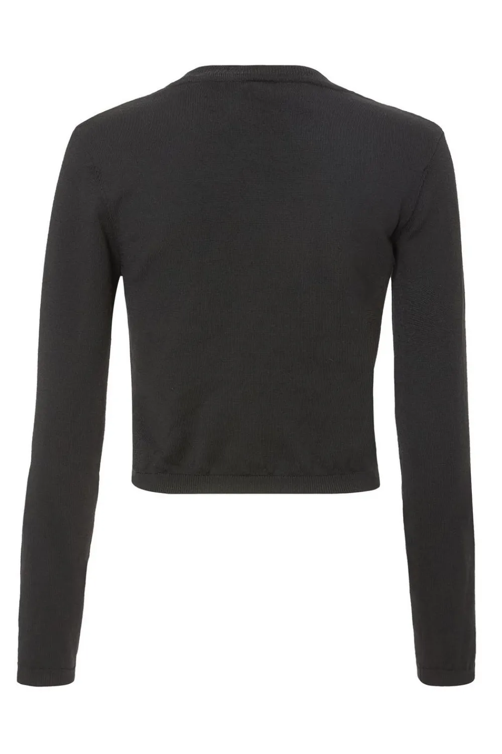 Quiz Workwear|Schoolwear>Black Knit Cropped Jumper