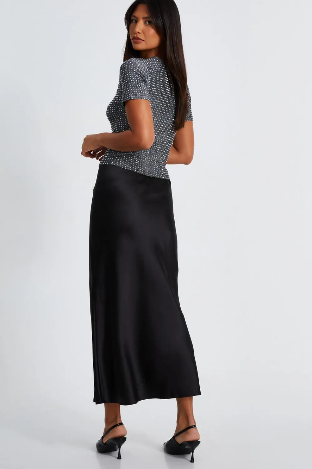 Quiz Going Out Tops|Day Tops>Knit Embellished Top