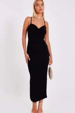 Quiz Going Out|Dresses>Knot Detail Midaxi Dress